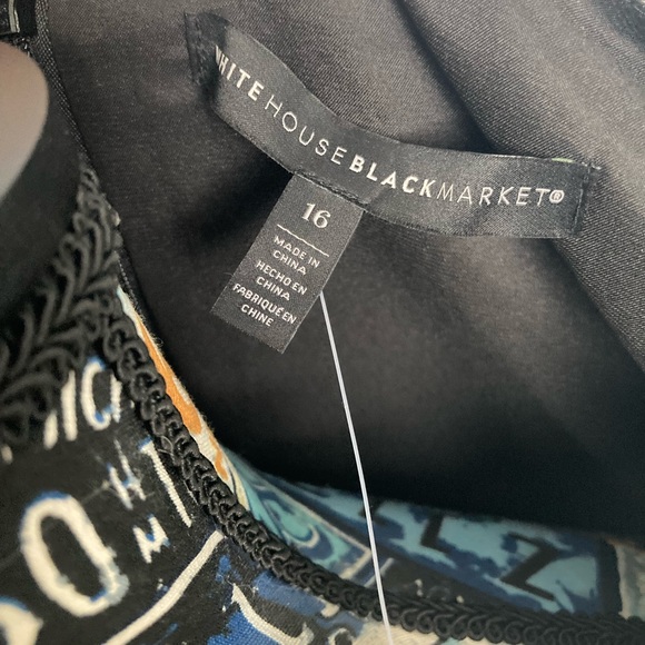 White House Black Market Houndstooth Sheath Dress - Picture 6 of 10